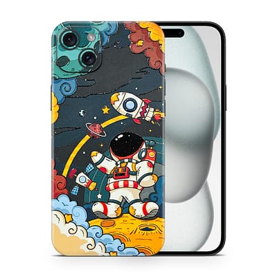 iPhone 15 Flight Planet 3D Skin WrapitSkin
