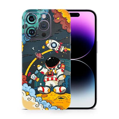 iPhone 14 Pro Flight Planet 3D Skin WrapitSkin