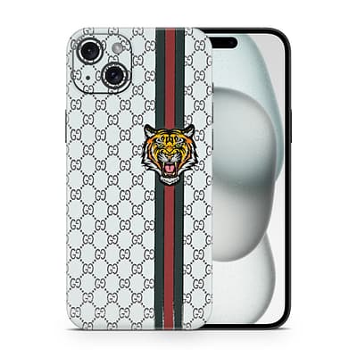 iPhone 15 Plus Gucci Tiger 3D Skin WrapitSkin