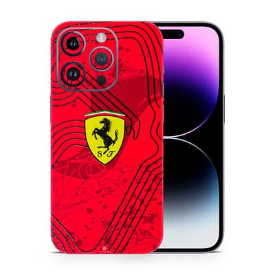 iPhone 14 Pro Ferrari's Blaze 3D Skin WrapitSkin