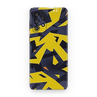 Galaxy A33 5G Abstract Yellow 3D Skin WrapitSkin