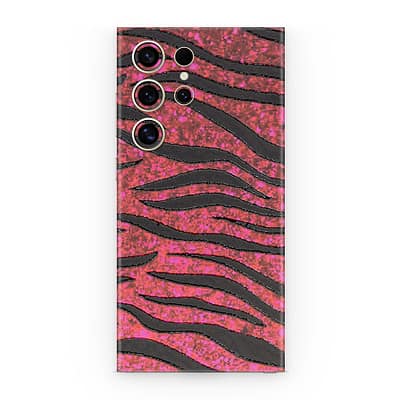 Galaxy S24 Ultra Red Zebra 3D Skin WrapitSkin