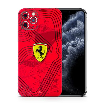iPhone 11 Pro Ferrari's Blaze 3D Skin WrapitSkin