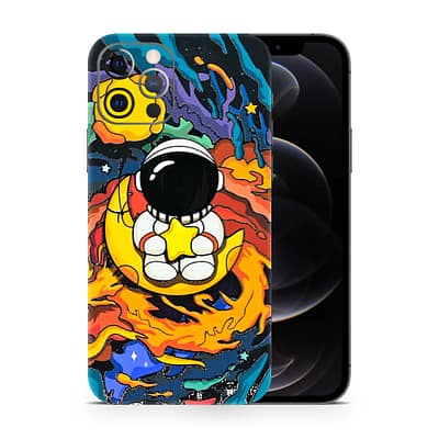 iPhone 12 Pro Astronaut 3D Skin WrapitSkin