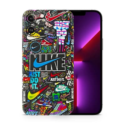 iPhone 13 Pro Max Nike Logos 3D Skin WrapitSkin