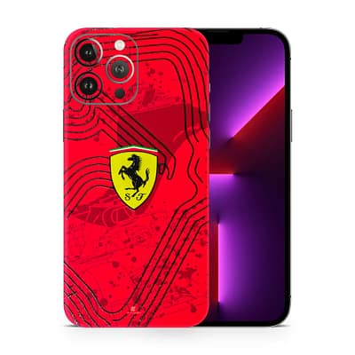 iPhone 13 Pro Max Ferrari's Blaze 3D Skin WrapitSkin