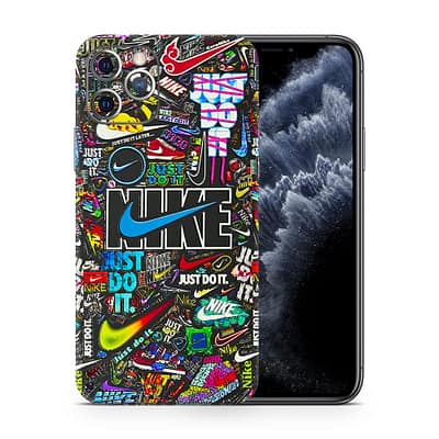 iPhone 11 Pro Nike Logos 3D Skin WrapitSkin