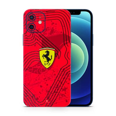 iPhone 12 Ferrari's Blaze 3D Skin WrapitSkin