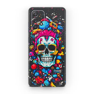 Galaxy A72 Skull 3D Skin WrapitSkin