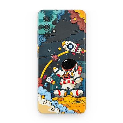 Galaxy A32 Flight Planet 3D Skin WrapitSkin