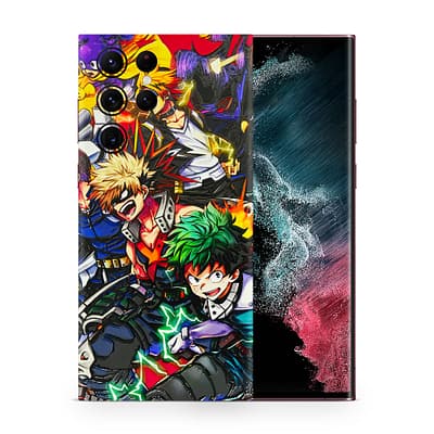 Galaxy S22 Ultra My Hero 3D Skin WrapitSkin