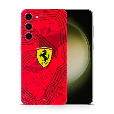 Galaxy S23 Plus Ferrari's Blaze 3D Skin WrapitSkin