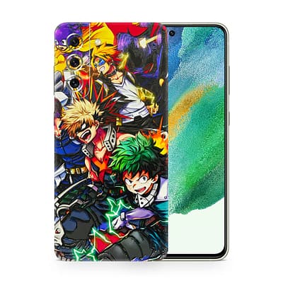 Galaxy S21 FE My Hero 3D Skin WrapitSkin