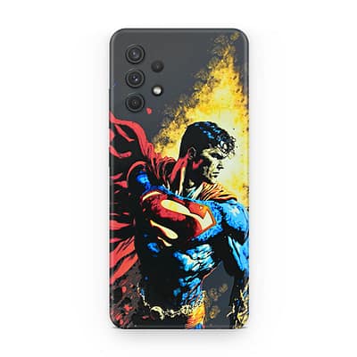 Galaxy A32 Superman Comic 3D Skin WrapitSkin