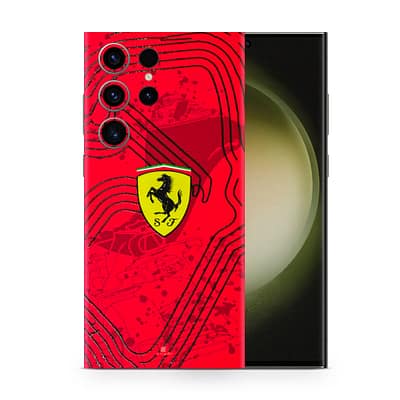 Galaxy S23 Ultra Ferrari's Blaze 3D Skin WrapitSkin