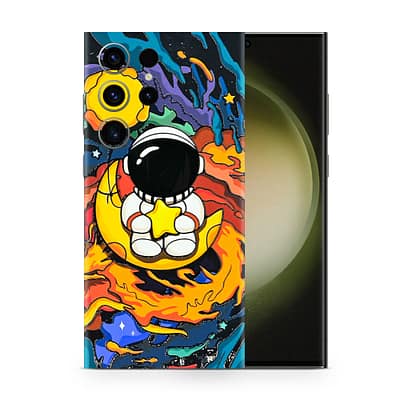 Galaxy S23 Ultra Astronaut 3D Skin WrapitSkin