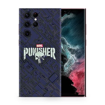 Galaxy S22 Ultra Punisher 3D Skin WrapitSkin