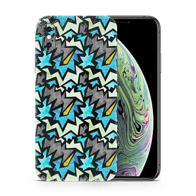 iPhone XS Graffiti Harmony 3D Skin WrapitSkin