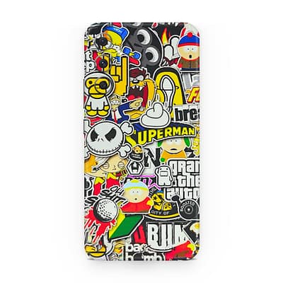 Galaxy A34 Sticker Bomb 3D Skin WrapitSkin