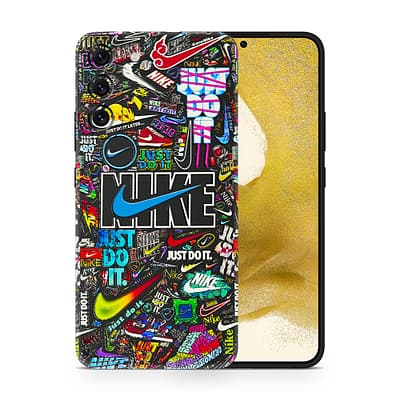 Galaxy S22 Plus Nike Logos 3D Skin WrapitSkin