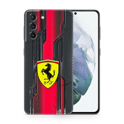Galaxy S21 Plus Ferrari's Legacy 3D Skin WrapitSkin
