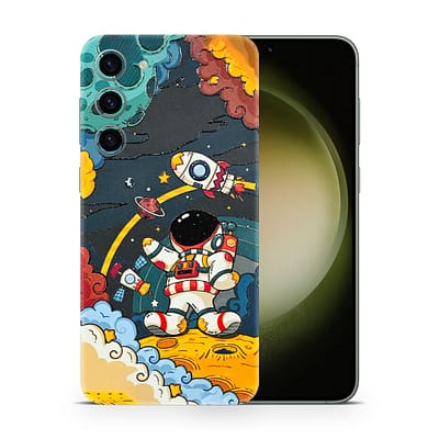 Galaxy S23 Plus Flight Planet 3D Skin WrapitSkin