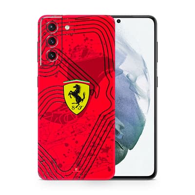 Galaxy S21 Ferrari's Blaze 3D Skin WrapitSkin