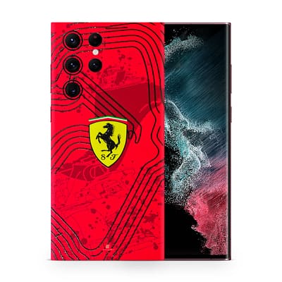 Galaxy S22 Ultra Ferrari's Blaze 3D Skin WrapitSkin