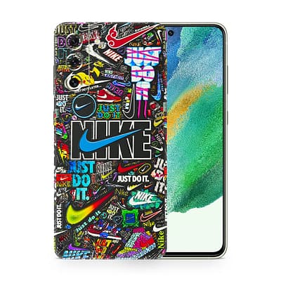 Galaxy S21 FE Nike Logos 3D Skin WrapitSkin