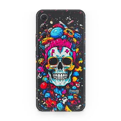 Galaxy A34 Skull 3D Skin WrapitSkin