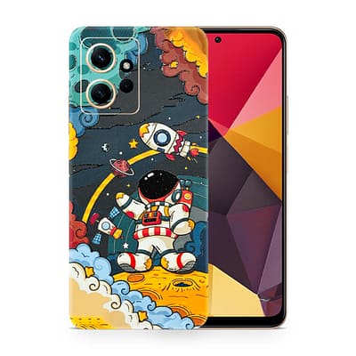 Redmi Note 12 4G Flight Planet 3D Skin WrapitSkin