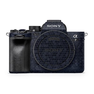 SONY Alpha A7 IV Honeycomb Blue Skin WrapitSkin