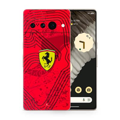 Pixel 7 Pro Ferrari's Blaze 3D Skin WrapitSkin