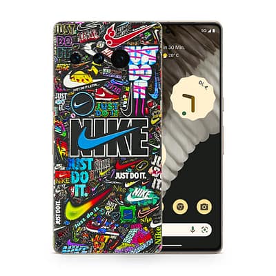 Pixel 7 Pro Nike Logos 3D Skin WrapitSkin