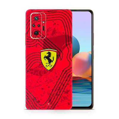 Redmi Note 10 Pro Ferrari's Blaze 3D Skin WrapitSkin