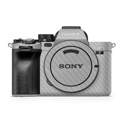 SONY Alpha A7 IV Carbon Fiber Gray Skin WrapitSkin