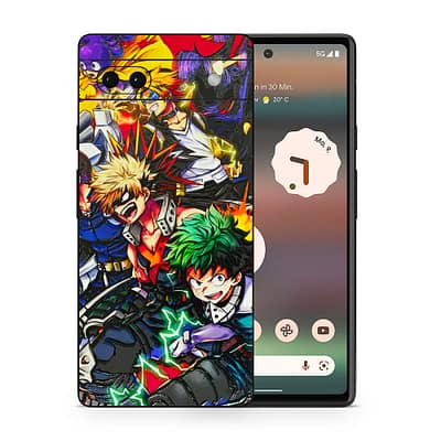 Pixel 6A My Hero 3D Skin WrapitSkin