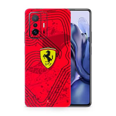 Xiaomi 11T Pro Ferrari's Blaze 3D Skin WrapitSkin