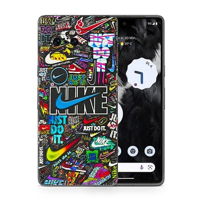 Pixel 7 Nike Logos 3D Skin WrapitSkin