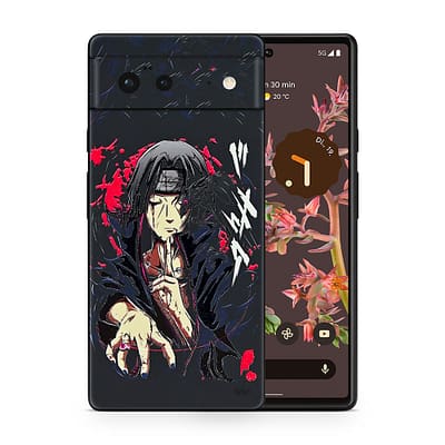Pixel 6 Itachi Uchiha 3D Skin WrapitSkin