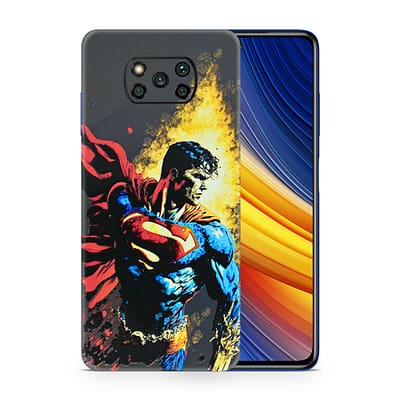 Poco X3 Pro Superman Comic 3D Skin WrapitSkin