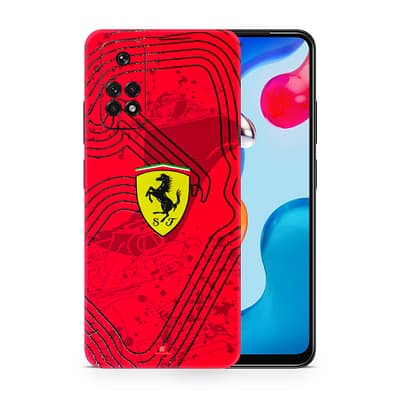 Redmi Note 11 Ferrari's Blaze 3D Skin WrapitSkin