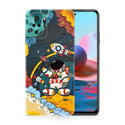 Redmi Note 10S Flight Planet 3D Skin WrapitSkin
