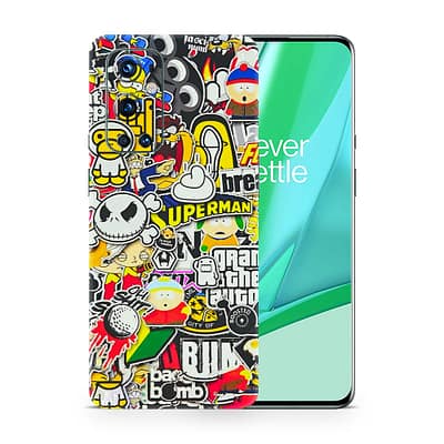 OnePlus 9 Pro Sticker Bomb 3D Skin WrapitSkin