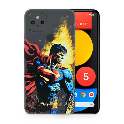 Pixel 5 Superman Comic 3D Skin WrapitSkin