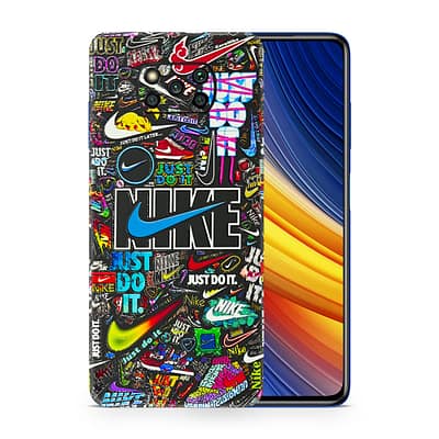 Poco X3 Nike Logos 3D Skin WrapitSkin