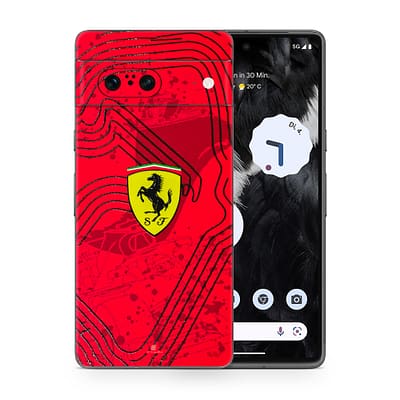 Pixel 7 Ferrari's Blaze 3D Skin WrapitSkin