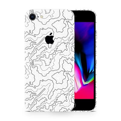 iPhone 8 Carbon Contour Series WrapitSkin