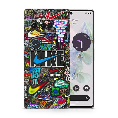 Pixel 6 Pro Nike Logos 3D Skin WrapitSkin