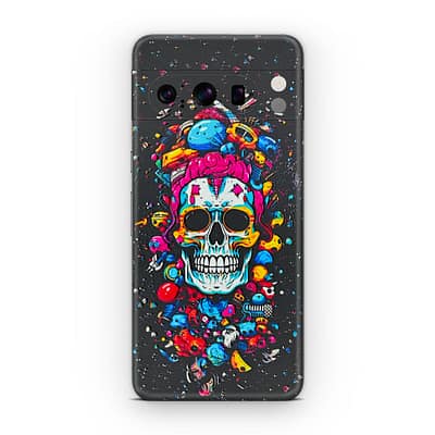Pixel 8 Pro Skull 3D Skin WrapitSkin